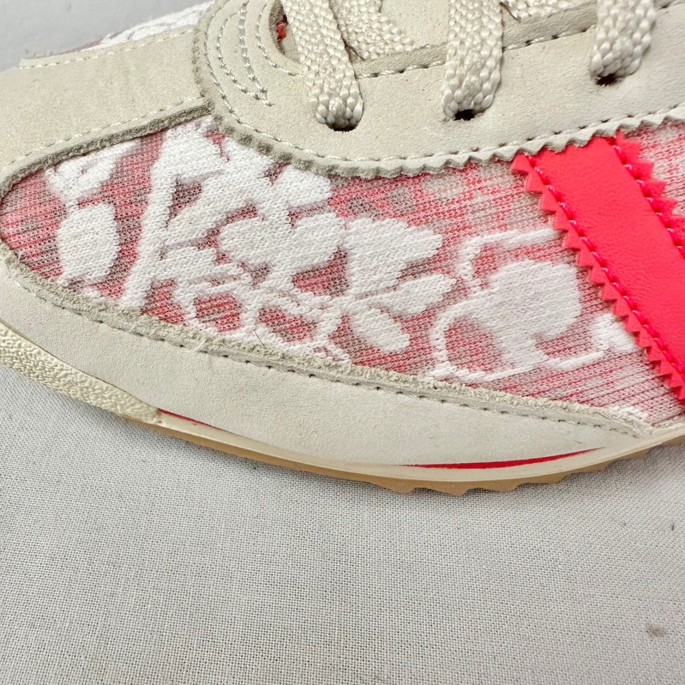 Adidas Liberty London SL‎ 72 Floral Cream Better Scarlet Sneaker Womens 8.5 - Picture 2 of 16